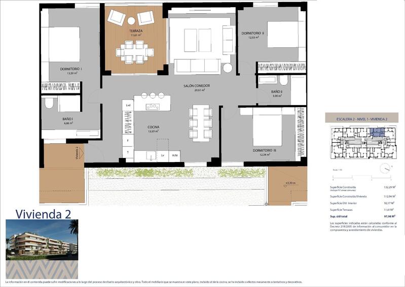 3 slaapkamer Appartement Te koop