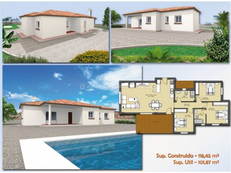 Villa zu verkaufen in Huercal-Overa, Almería