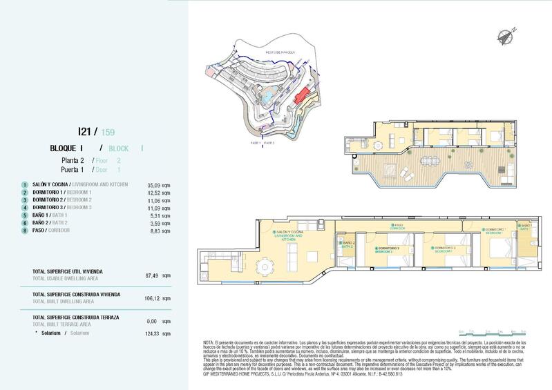 3 Schlafzimmer Appartement zu verkaufen