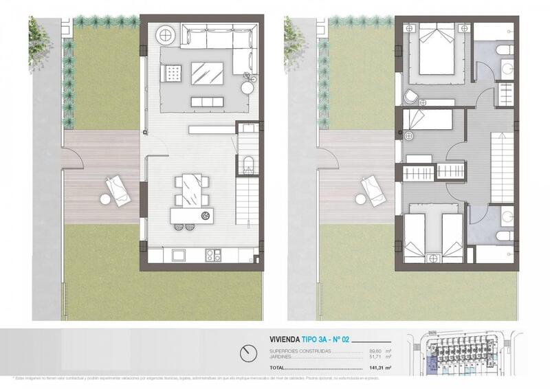 3 Schlafzimmer Stadthaus zu verkaufen