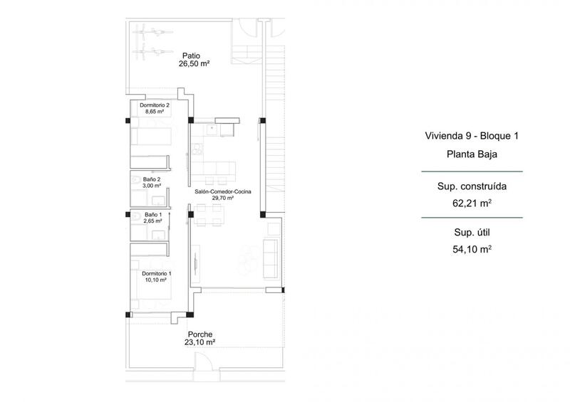 2 Schlafzimmer Appartement zu verkaufen