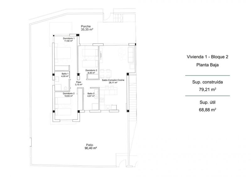 3 chambre Appartement à vendre