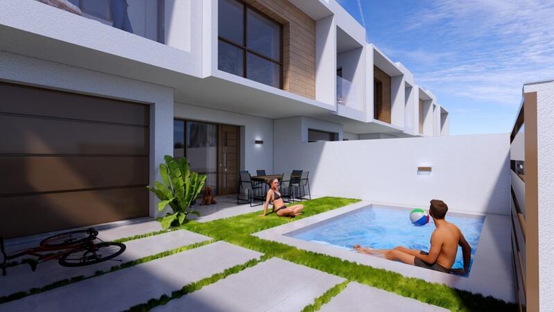 Townhouse for sale in Playa Honda, Murcia