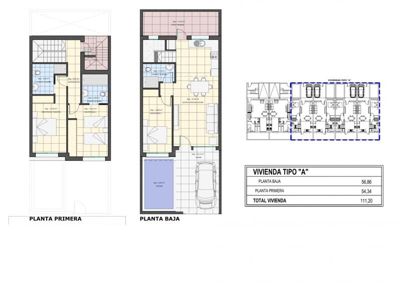 3 Schlafzimmer Stadthaus zu verkaufen