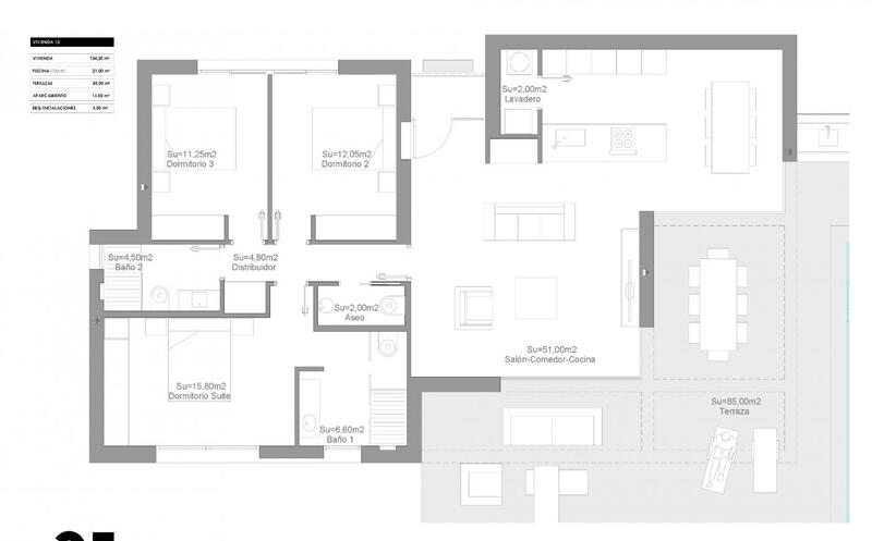 3 Schlafzimmer Villa zu verkaufen