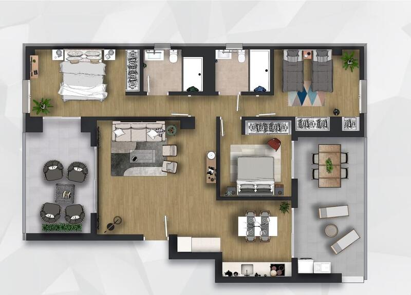 2 chambre Appartement à vendre