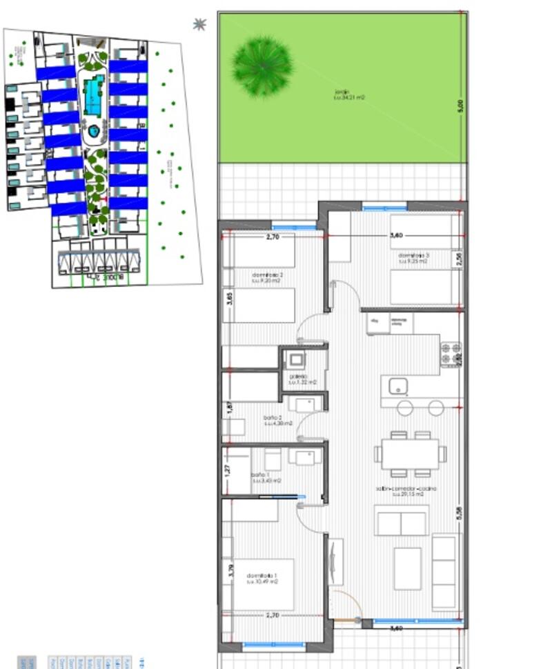 3 Cuarto Apartamento en venta