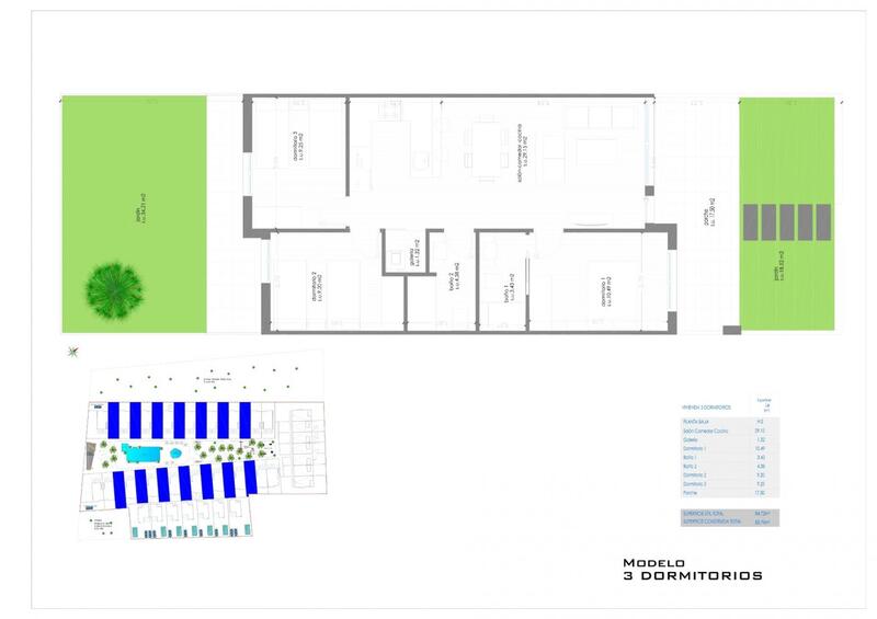 3 Cuarto Apartamento en venta