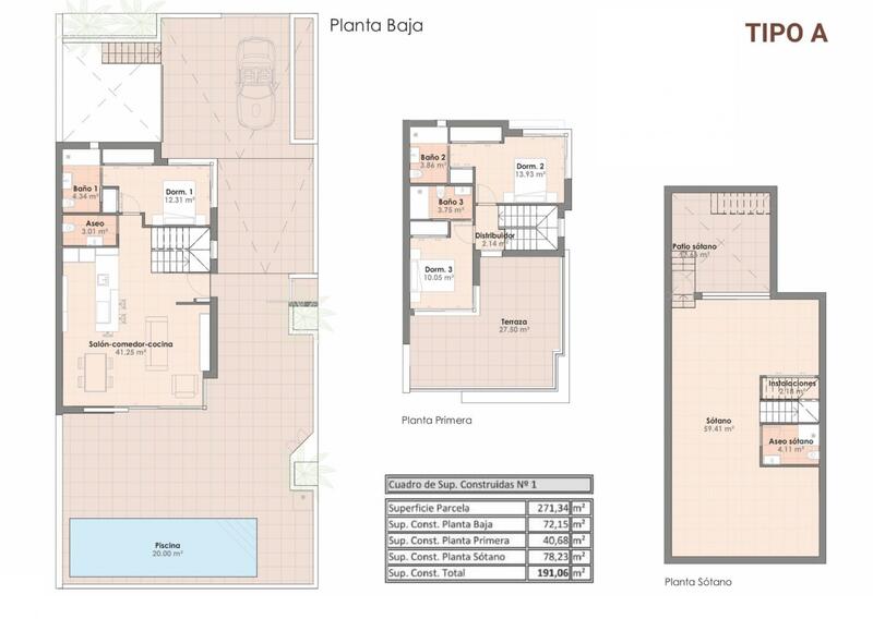 3 Schlafzimmer Stadthaus zu verkaufen