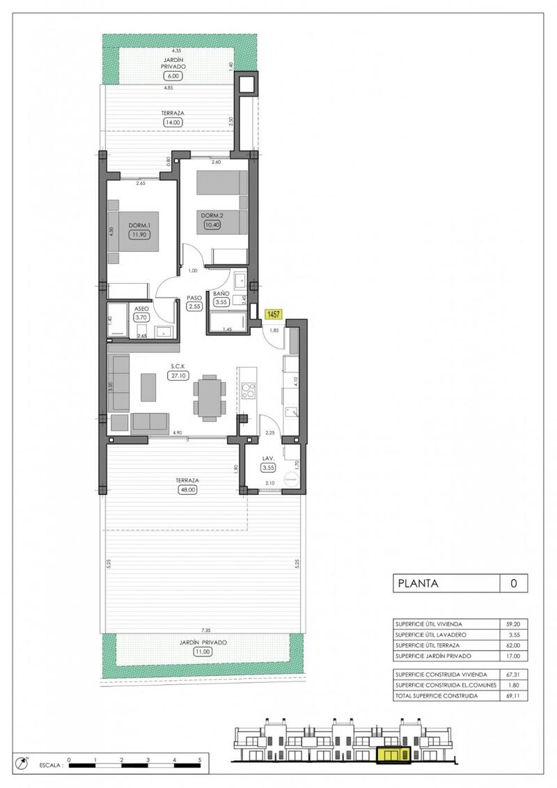 2 Cuarto Apartamento en venta