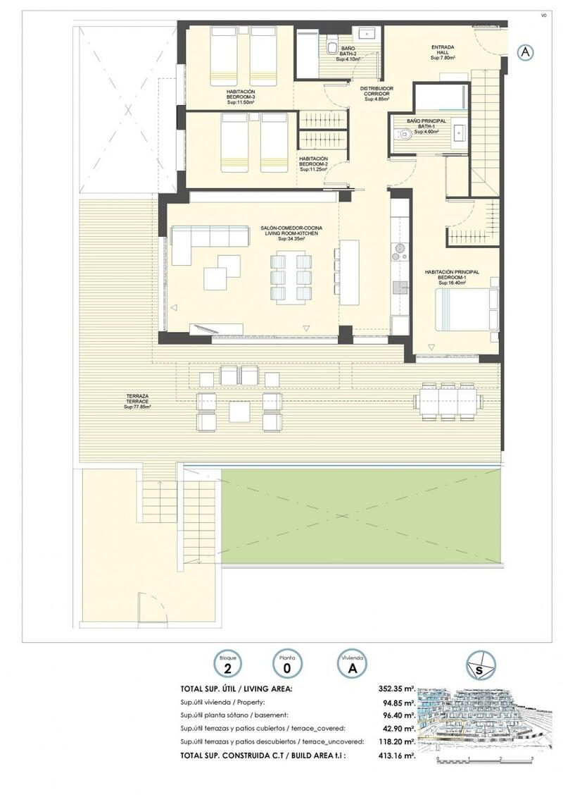 3 Cuarto Apartamento en venta