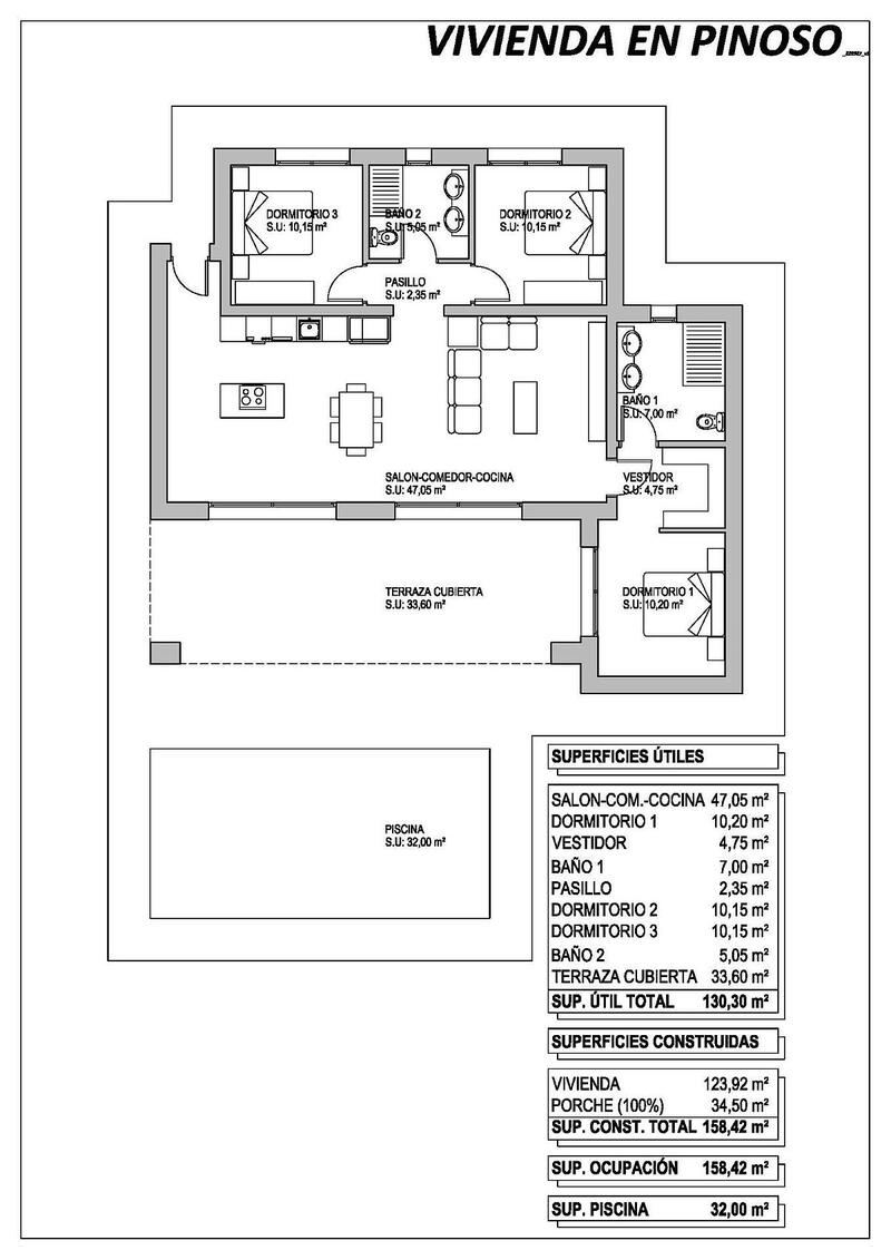 3 chambre Villa à vendre