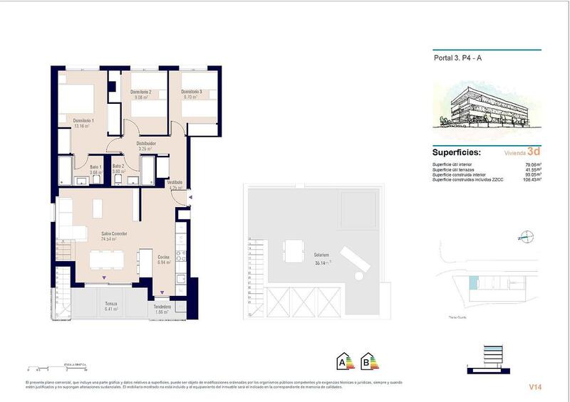 3 Cuarto Apartamento en venta