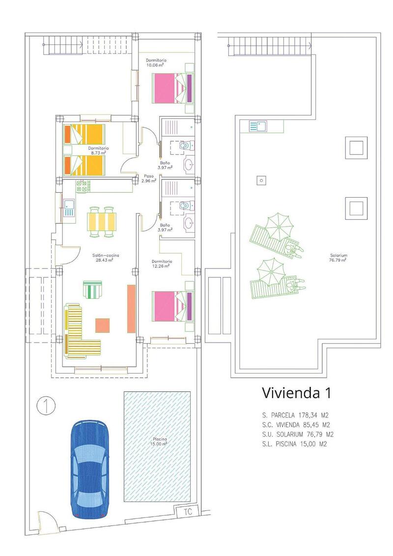 3 chambre Villa à vendre