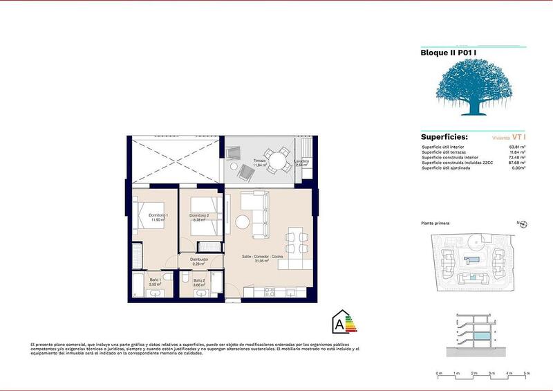 2 Schlafzimmer Appartement zu verkaufen