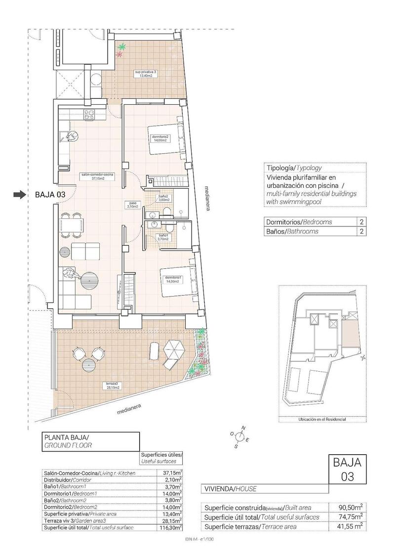 2 bedroom Apartment for sale
