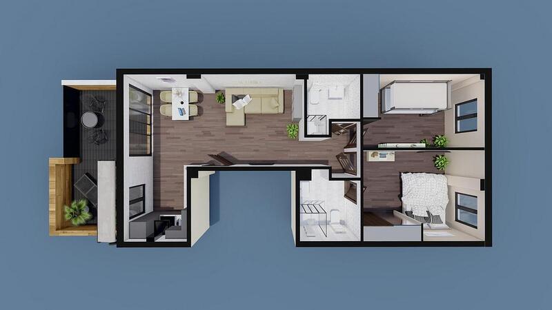 2 Schlafzimmer Appartement zu verkaufen
