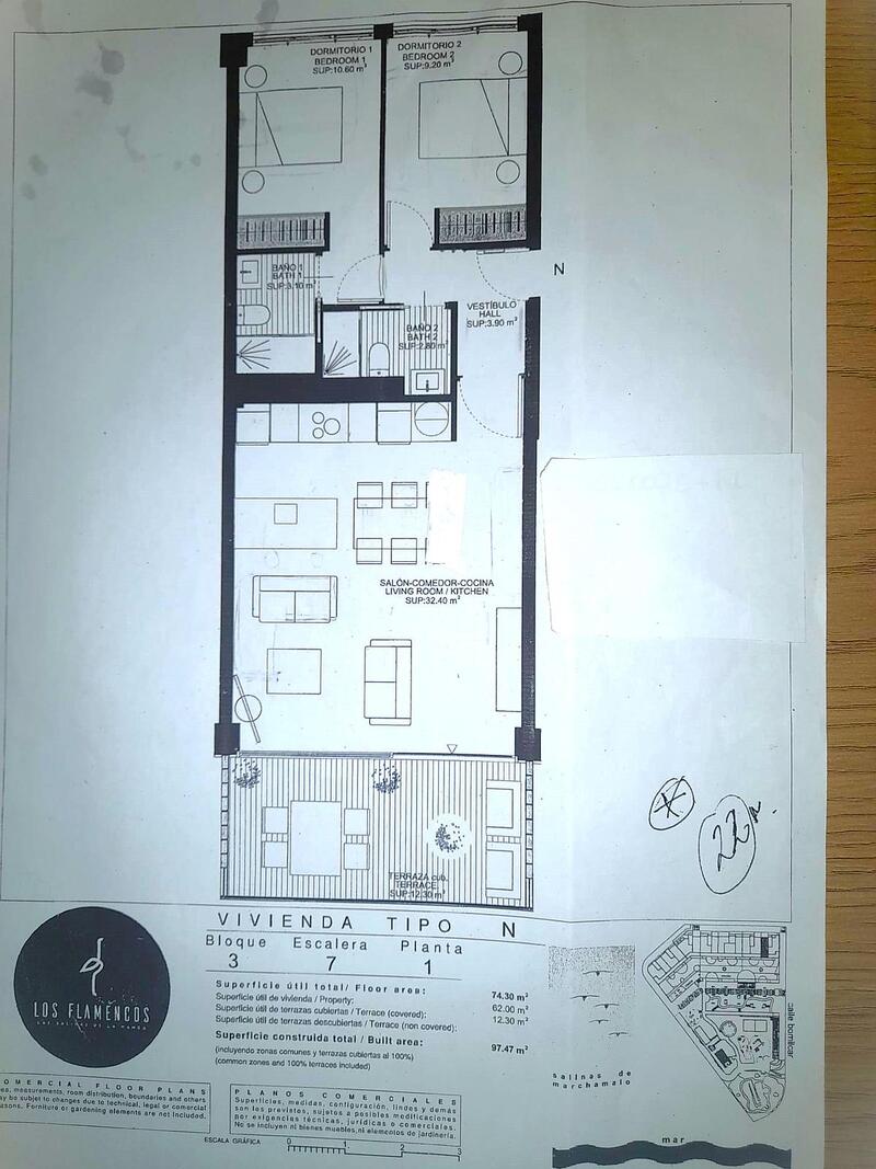 2 chambre Appartement à vendre