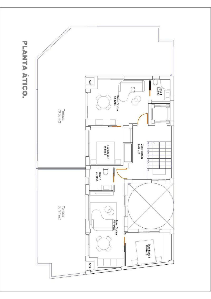 1 Cuarto Apartamento en venta