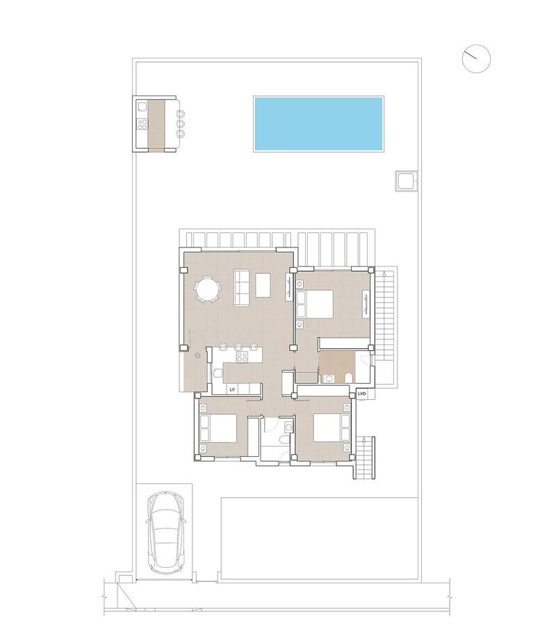 3 Cuarto Villa en venta