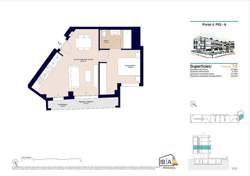 1 bedroom Apartment for sale
