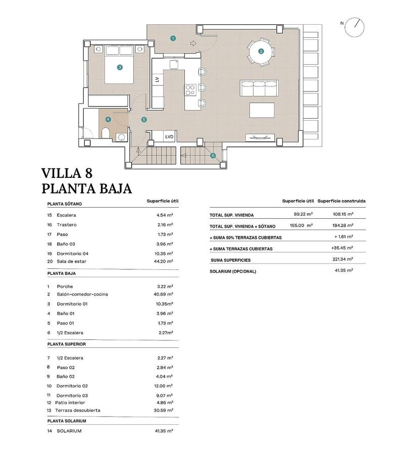 4 Schlafzimmer Villa zu verkaufen
