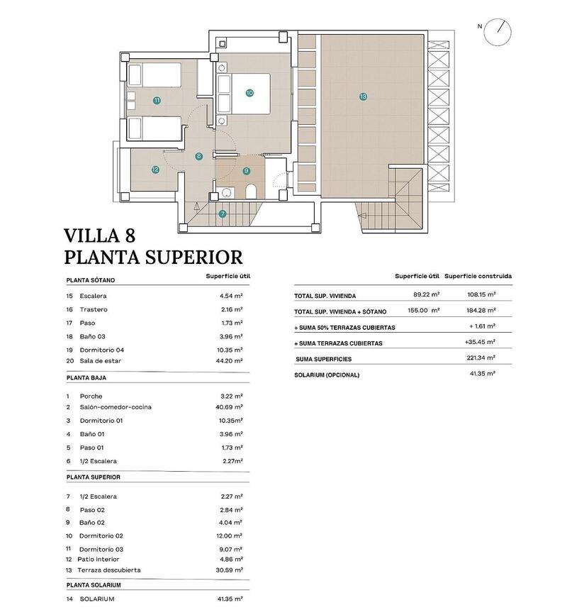 4 Schlafzimmer Villa zu verkaufen