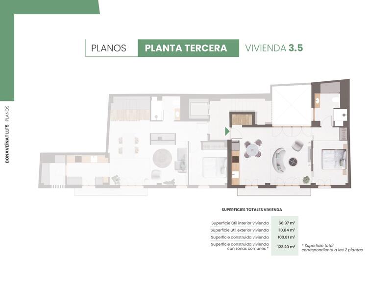 2 chambre Appartement à vendre