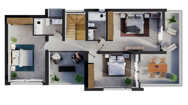 3 Cuarto Villa en venta