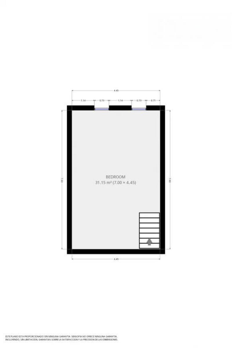 1 Cuarto Apartamento en venta