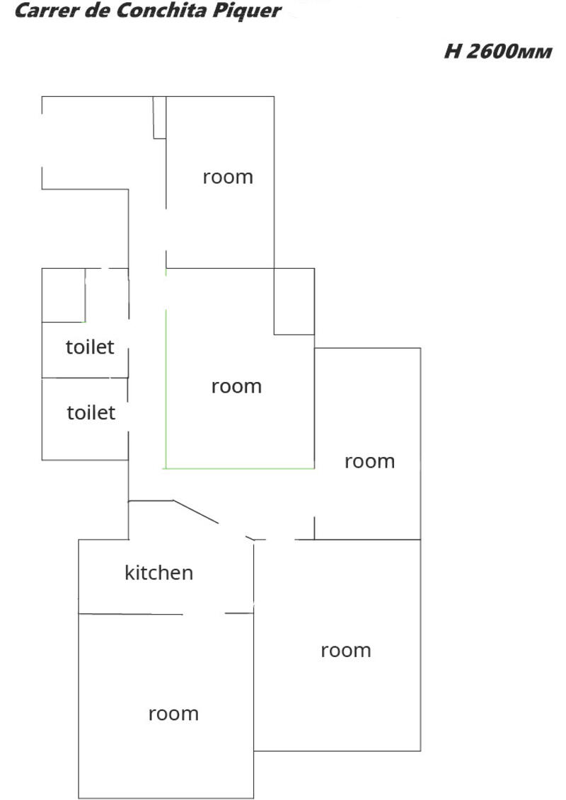 5 soveværelse Lejlighed til salg