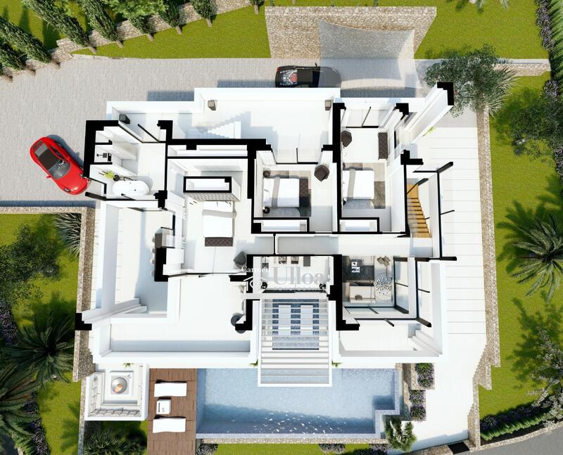 4 спальная комната вилла продается