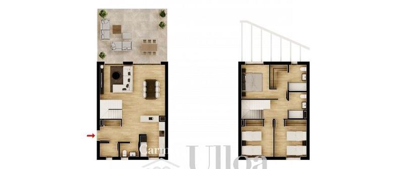 3 soveværelse Duplex til salg