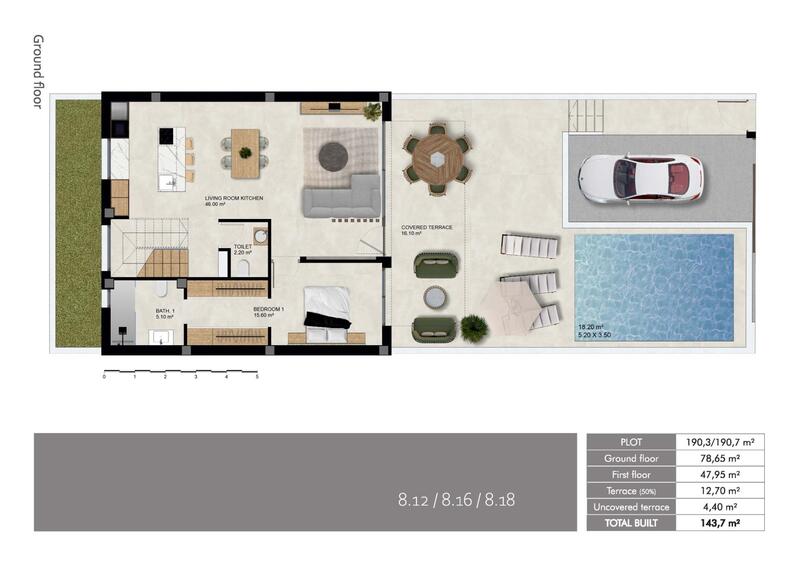 3 Schlafzimmer Stadthaus zu verkaufen