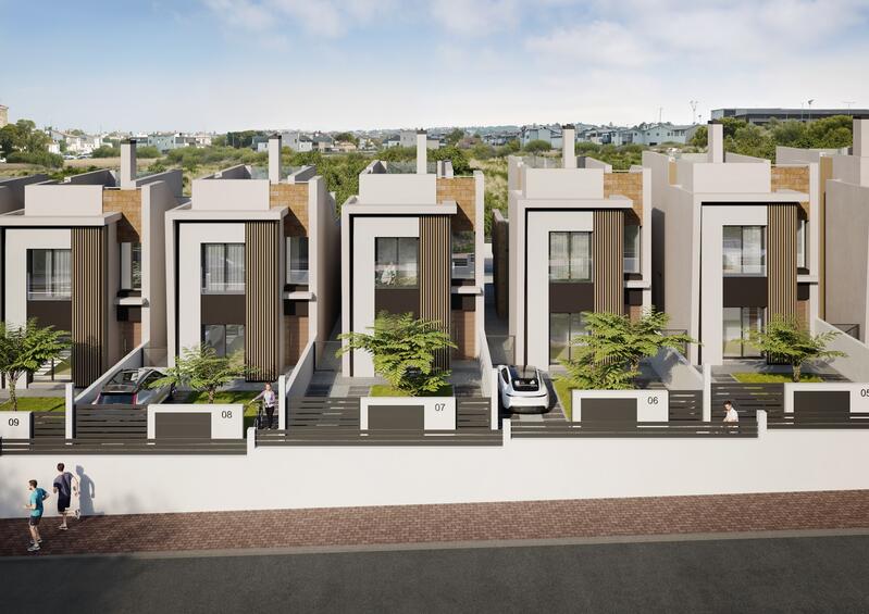 3 sovrum Radhus i Torrevieja