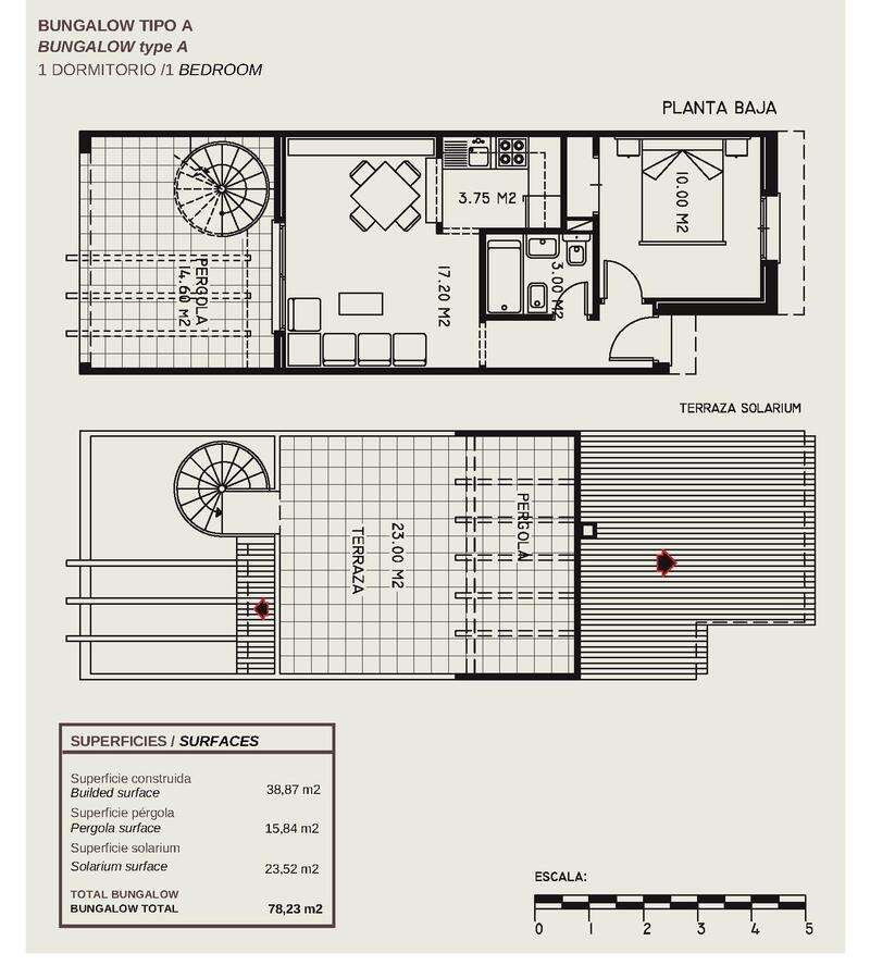 1 chambre Villa à vendre