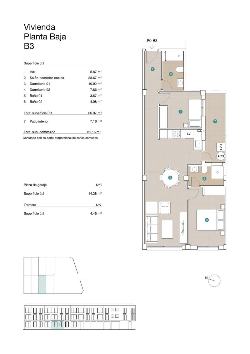 2 bedroom Apartment for sale