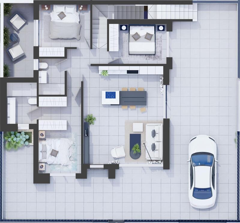 3 soveværelse Duplex til salg