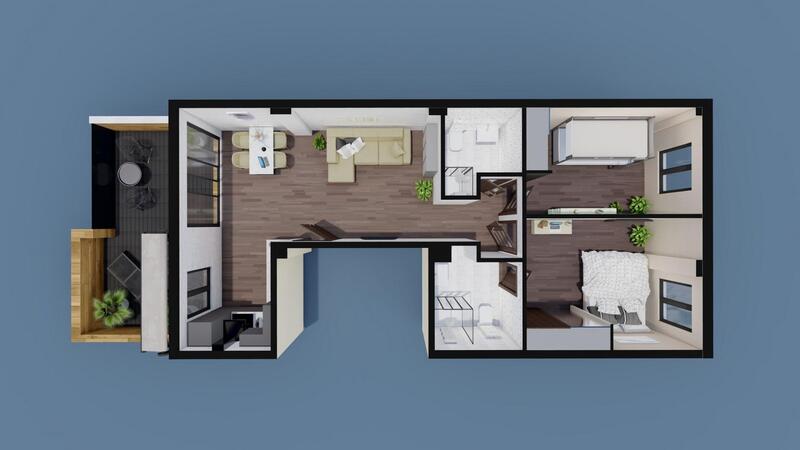 2 Schlafzimmer Appartement zu verkaufen