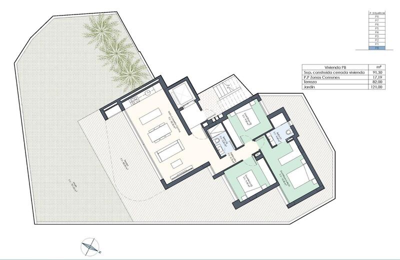 3 Cuarto Apartamento en venta