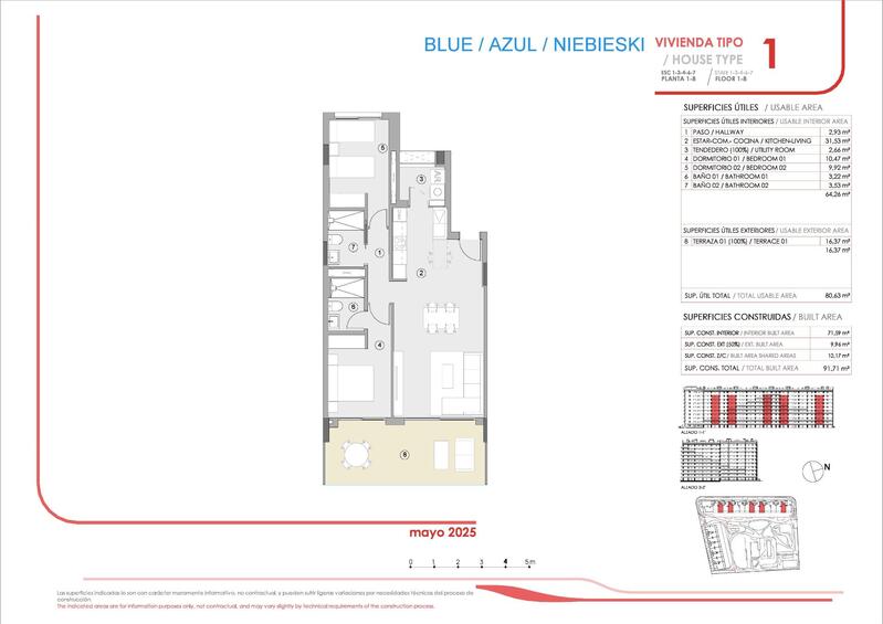 2 chambre Appartement à vendre
