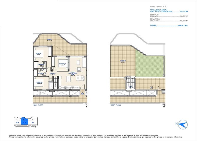 3 bedroom Apartment for sale