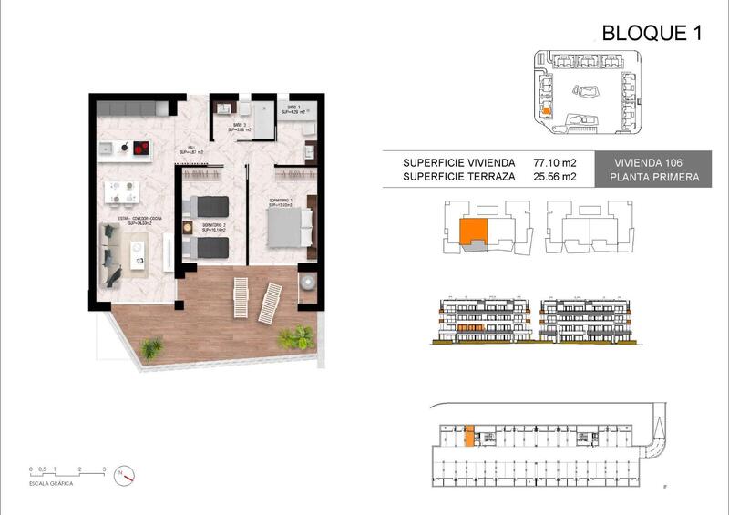 2 Cuarto Apartamento en venta