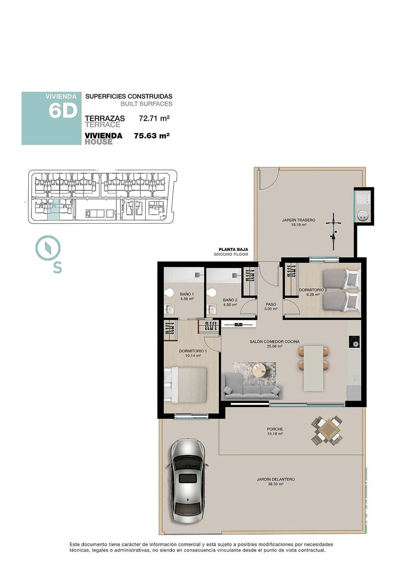 2 chambre Villa à vendre