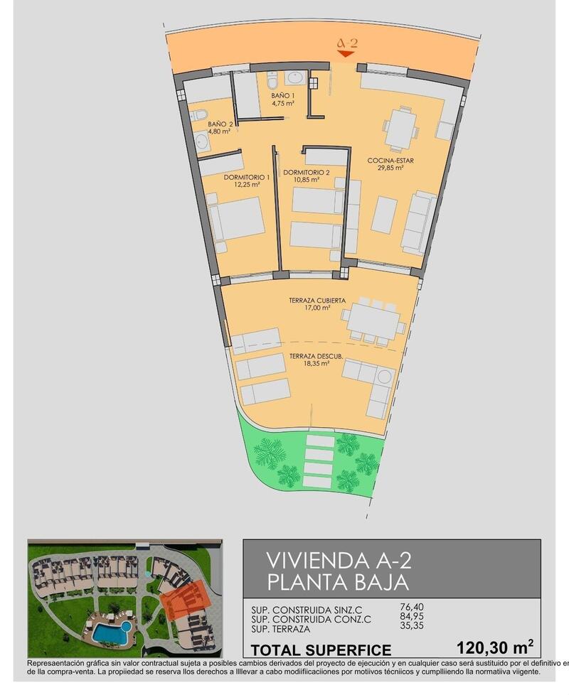 2 soveværelse Lejlighed til salg