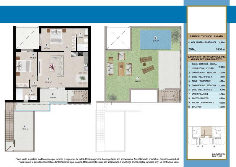 2 slaapkamer Villa Te koop