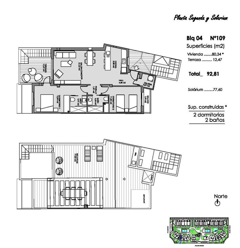 2 Schlafzimmer Appartement zu verkaufen