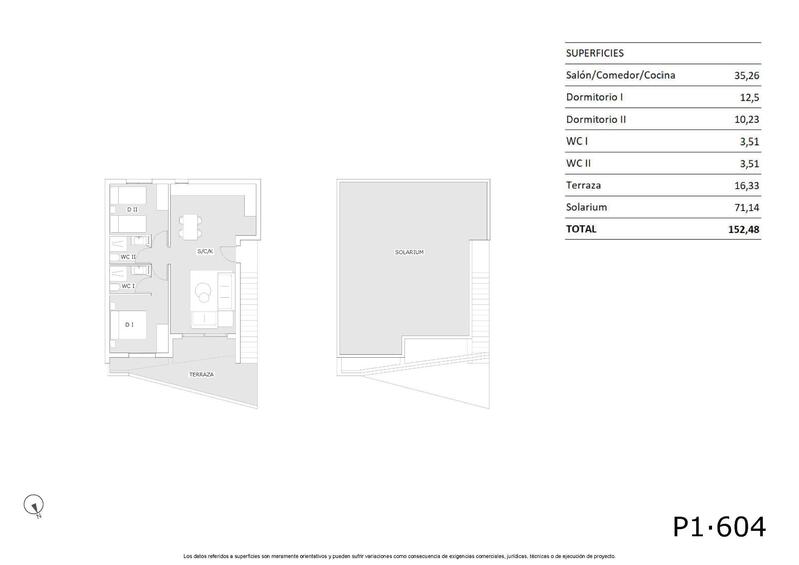 2 slaapkamer Appartement Te koop