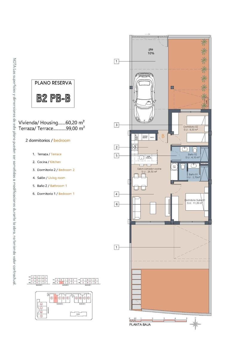2 chambre Appartement à vendre
