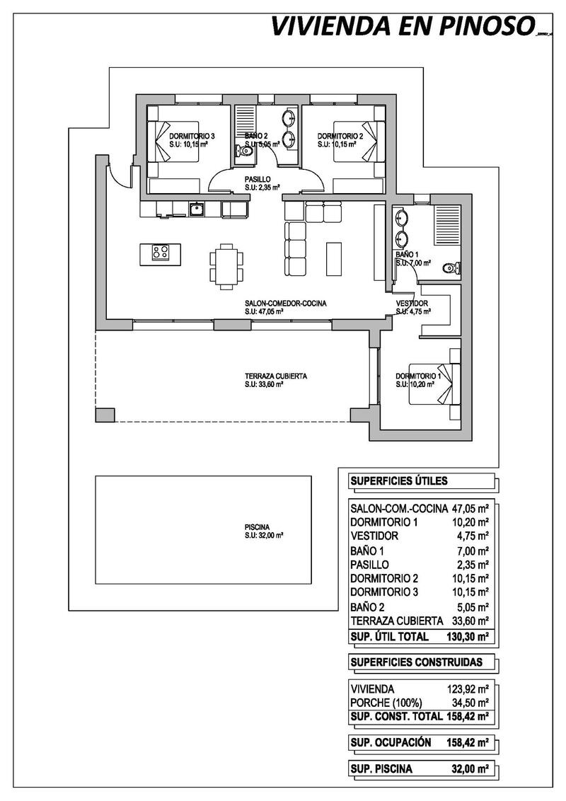 3 Schlafzimmer Villa zu verkaufen